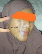 Jilbab ungu ditabok kontol