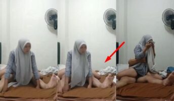Kena Cambuk Ala BDSM Mamih Jilbab Goyang Bersama Paksu Ceria