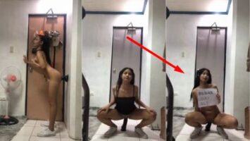 Gokil Ini Cewek Bella Sukanya Dildo Hitam Super Gede